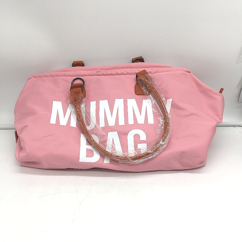 Mummy Treasures Diaper Bag Set Pink 5 Pce Inc Mat, Purse & Pacifier Pouch NEW