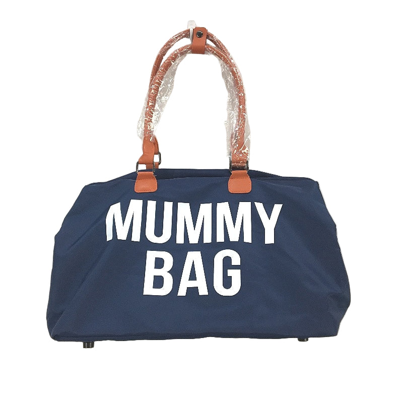 Mummy Treasures Diaper Bag Set Navy 5 Pce Inc Mat, Purse & Pacifier Pouch NEW
