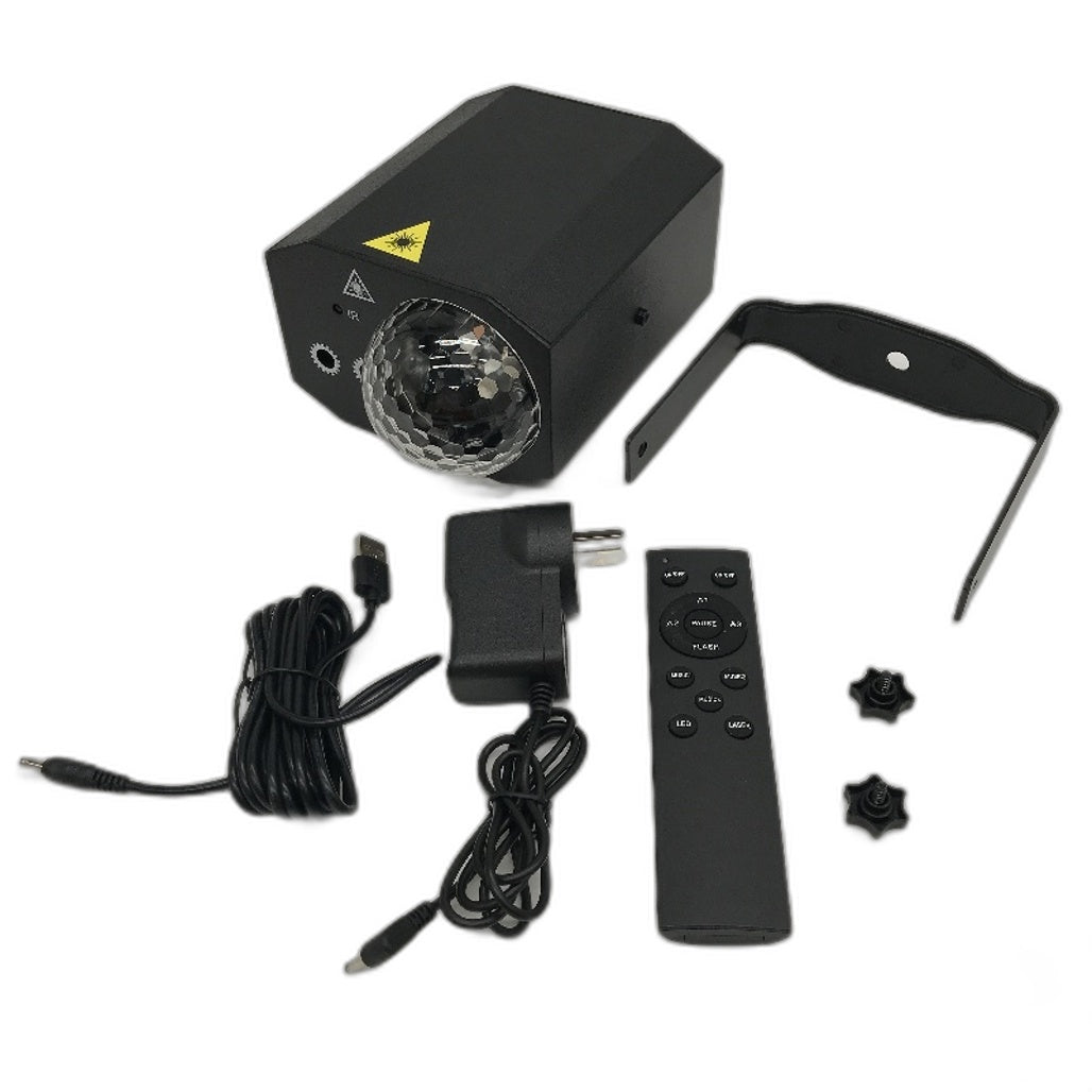 Indoor Disco Ball Stage LED Laser RGB Light with Remote Control NEW