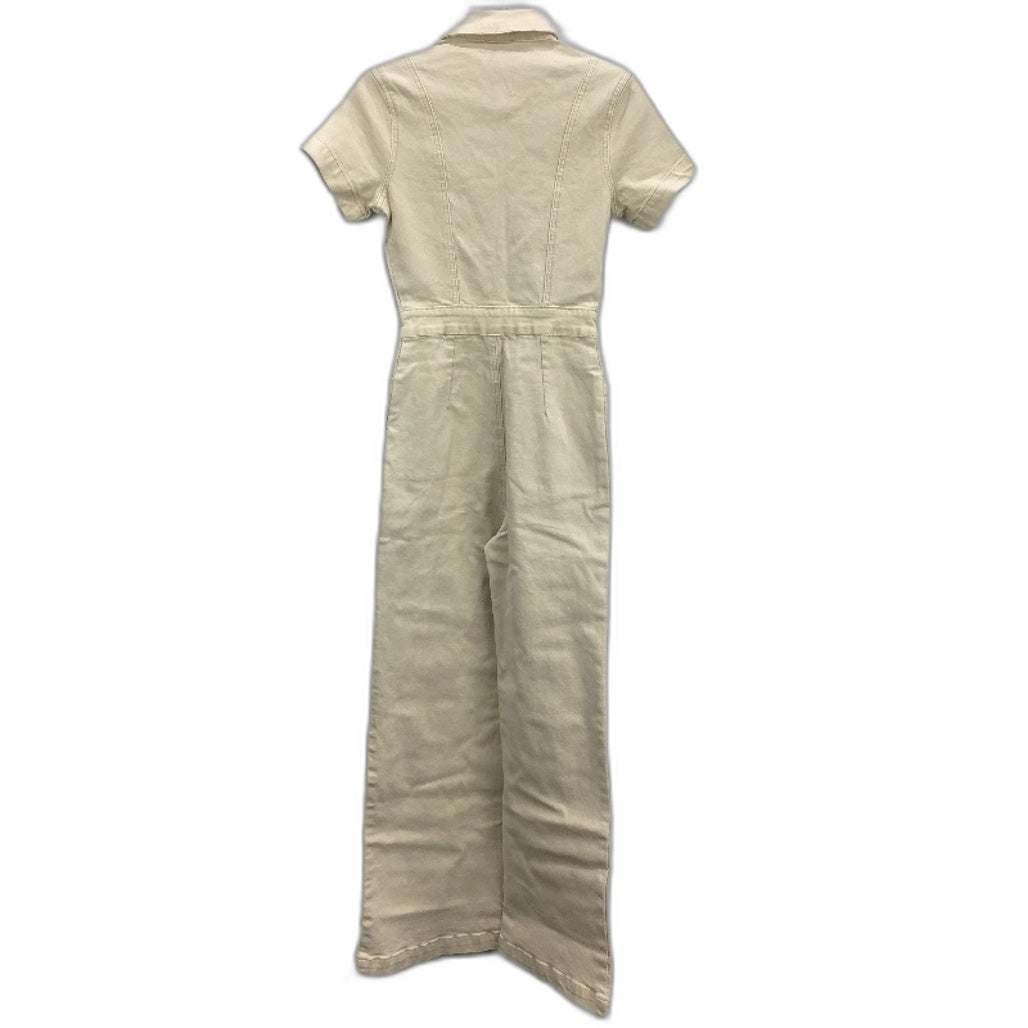 Insight Nikki Denim Cream Zip Front Maxi Boiler Suit Ladies Size XS NEW