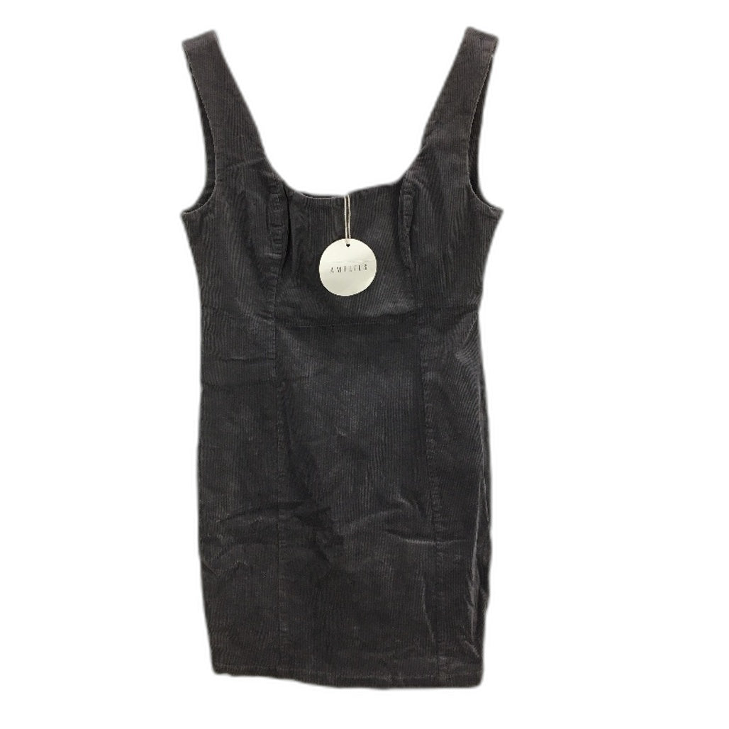 Amelius Cadyl Panel Detail Slate Grey Mini Dress Ladies Size AU 14 NEW