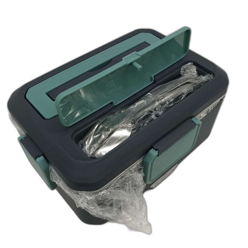 2.5L Portable Electric 90W Green Bentou Box with Insulated Lunchbag NEW