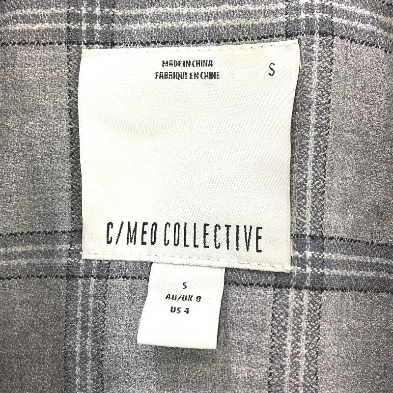 C/MEO Collective Light On Two Block Grey Pink Blazer Dress Ladies Size Small