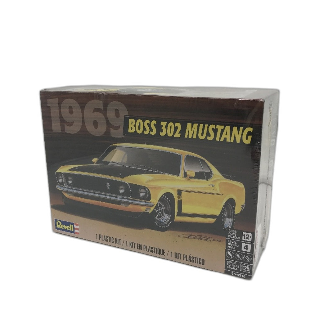 Revell 85-4313 1:25 Scale 1969 Boss 302 Mustang Level 4 Model Plastic Kit NEW