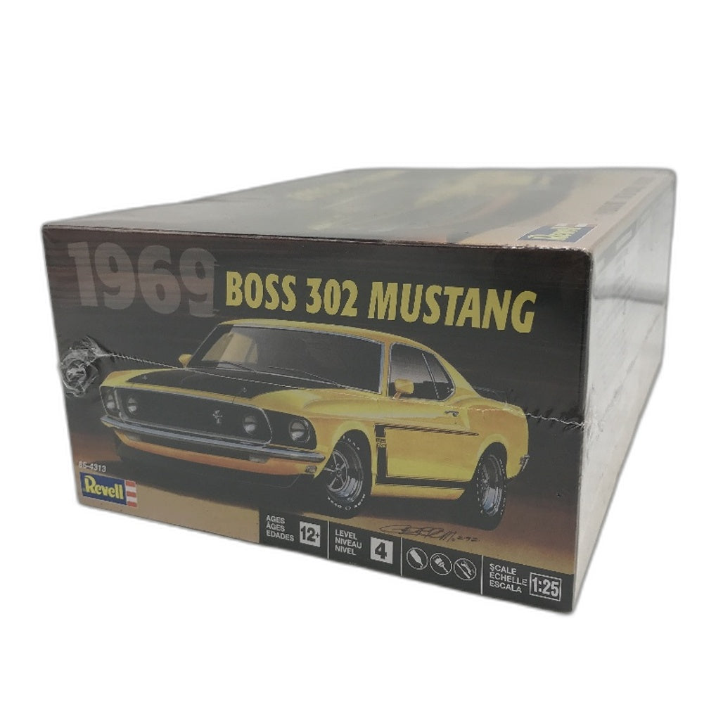 Revell 85-4313 1:25 Scale 1969 Boss 302 Mustang Level 4 Model Plastic Kit NEW