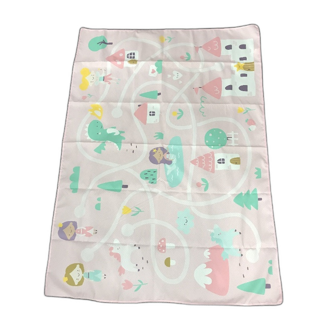 Findon 2pk Fairy Tale and Under The Sea Play Mats with Accessories 1.4mx1m NEW