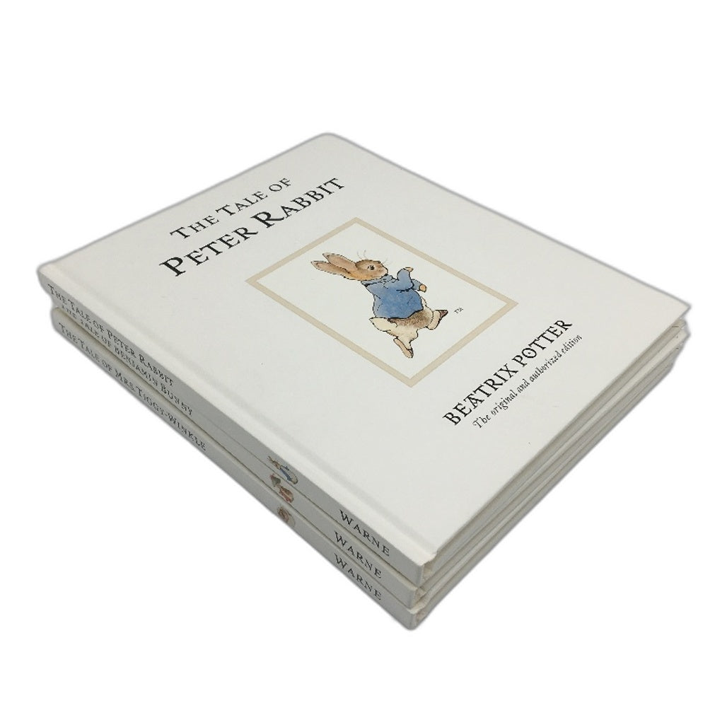 Set of 3 The Tale of Series Books by Beatrix Potter Kids Book Bundle NEW