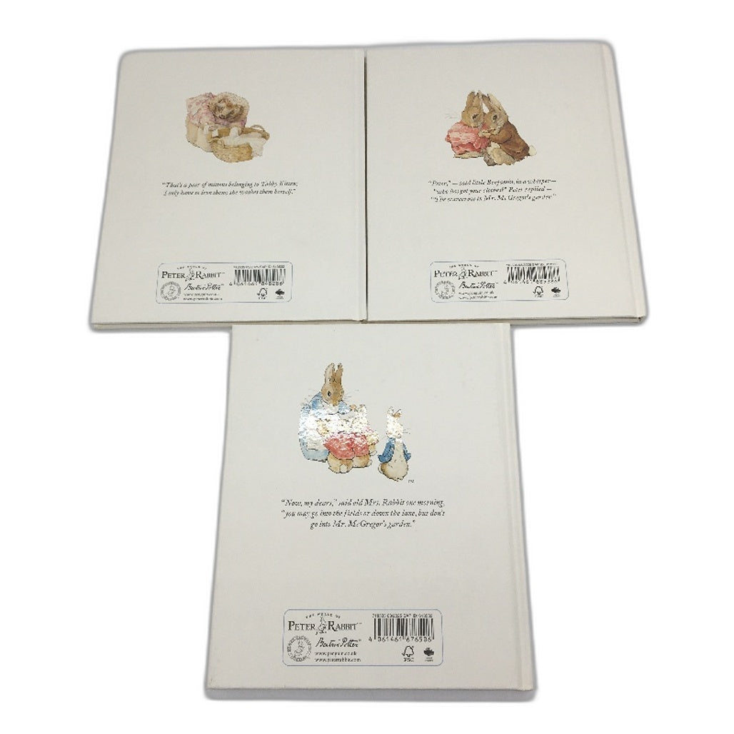 Set of 3 The Tale of Series Books by Beatrix Potter Kids Book Bundle NEW