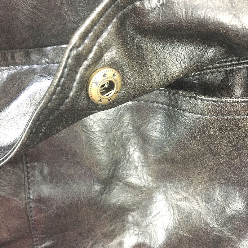 Lioness Eighties Vegan Leather Black Bomber Jacket Ladies Size XS NEW