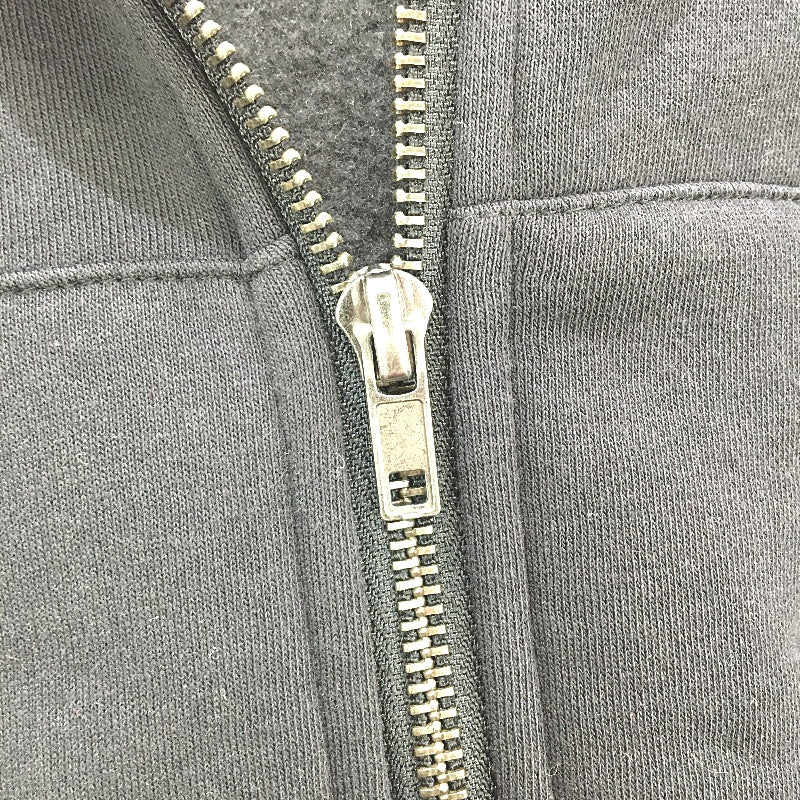 Subtitled Originals Charcoal Hooded Crop Short Zip Up Jumper Ladies Size L NEW