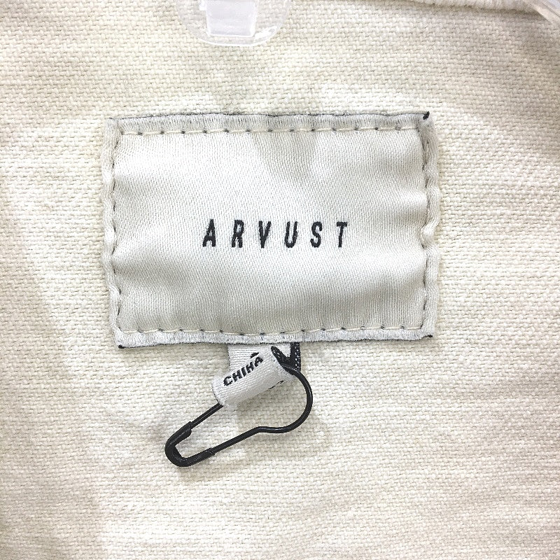 Arvust Sand Stone Denim Long Sleeve Button Up Heavy Shirt Mens Size Small NEW