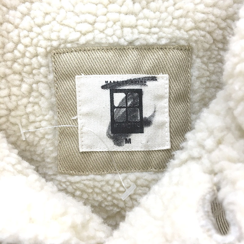 Insight Khaki Stone Faux Wool Lined Denim Jacket Mens Size M NEW