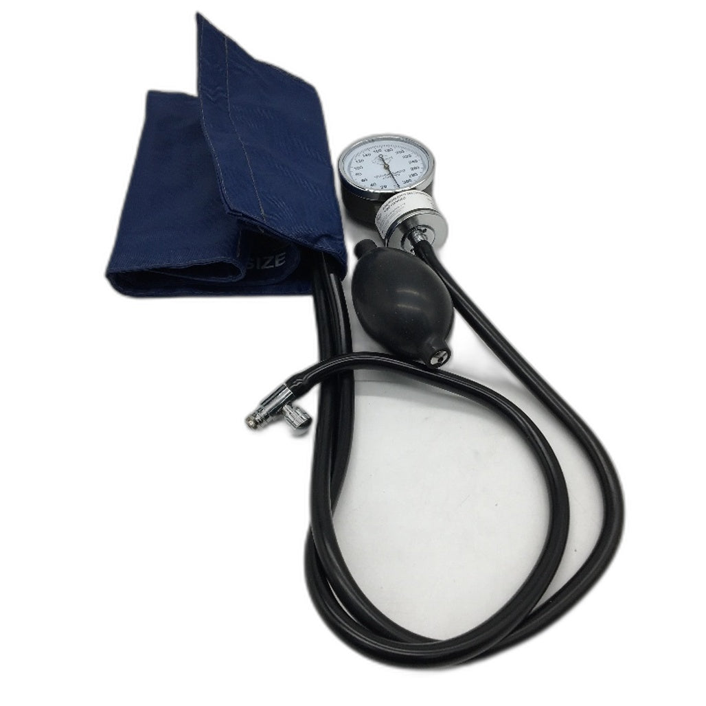 DJ Med Aneroid Sphygmomanometer 2 Handed Diagnostic Blood Pressure Monitor NEW