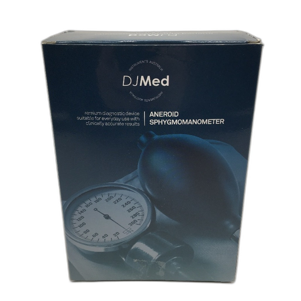 DJ Med Aneroid Sphygmomanometer 2 Handed Diagnostic Blood Pressure Monitor NEW