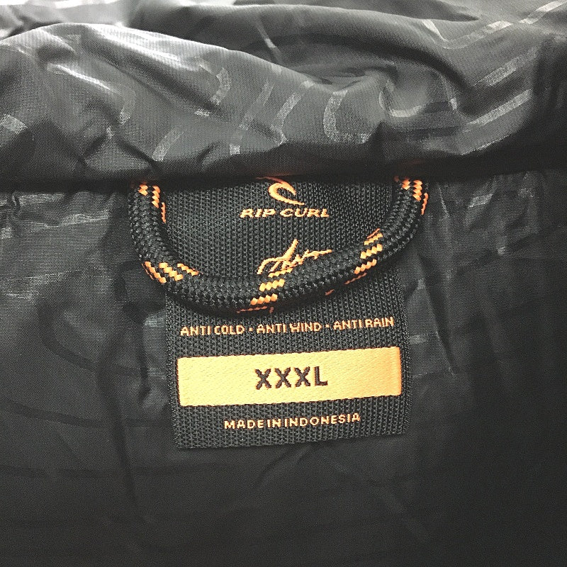 Rip Curl Black Anti Series Elite Hi Loft 600+ Down Hooded Puffer Coat Sz 3XL NEW