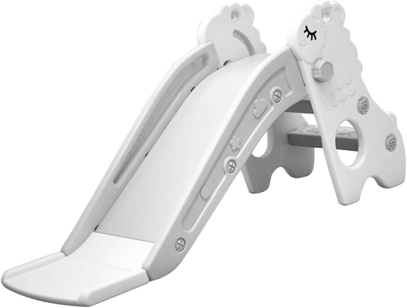 Soobu White & Grey Sheep Themed Foldable Indoor Kids Climber Play Slide NEW