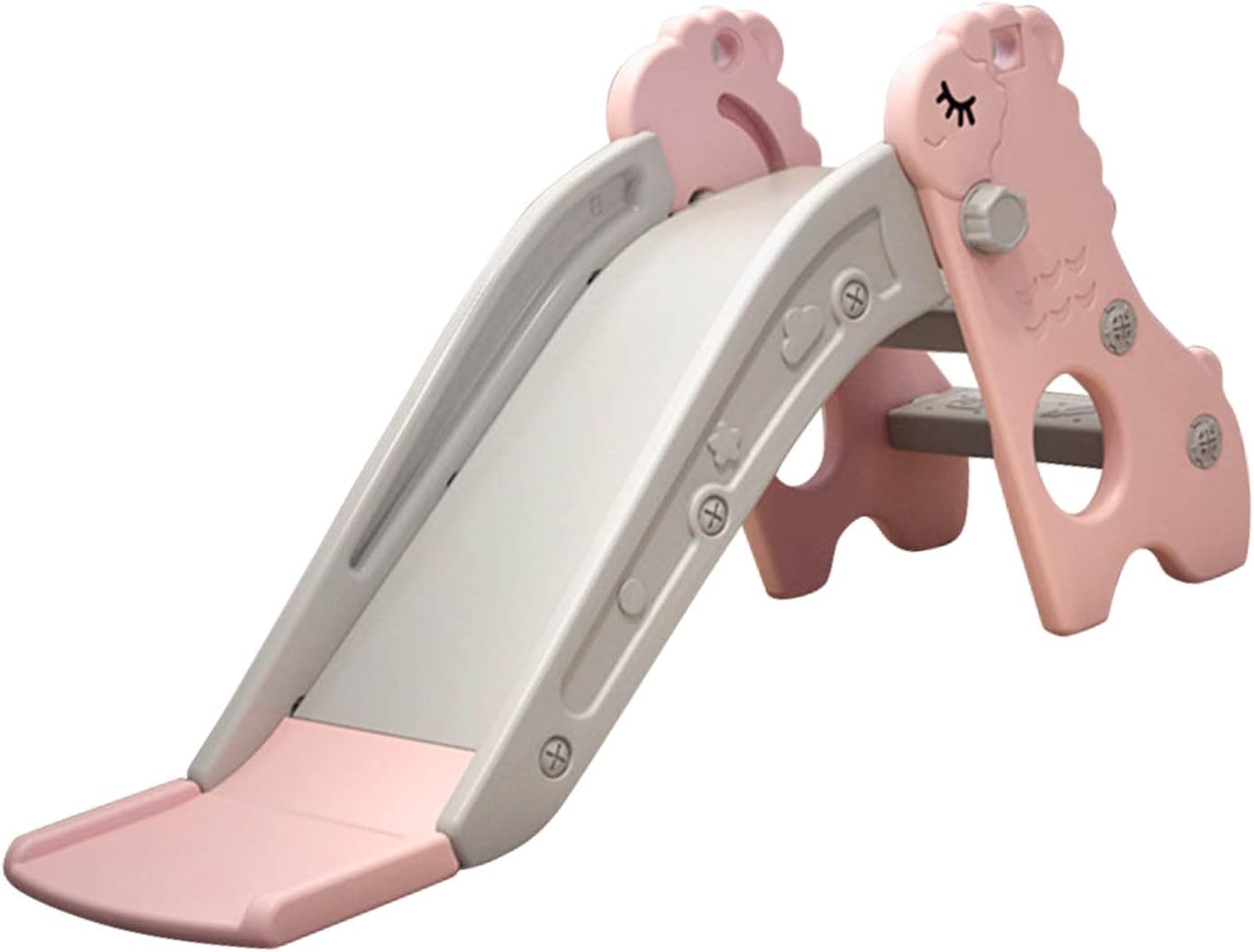 Soobu Pink & Grey Sheep Themed Foldable Indoor Kids Climber Play Slide NEW