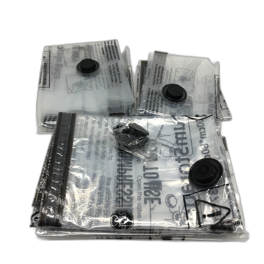 Space Saving Vacuum Storage Bags With Electric Pump 8 Piece Mixed Size Combo NEW