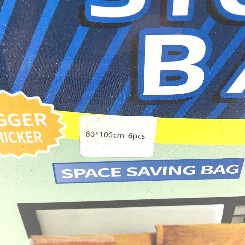 Space Saving Vacuum Storage Bags With Electric Pump 6 Pce 80x100 Jumbo Size NEW