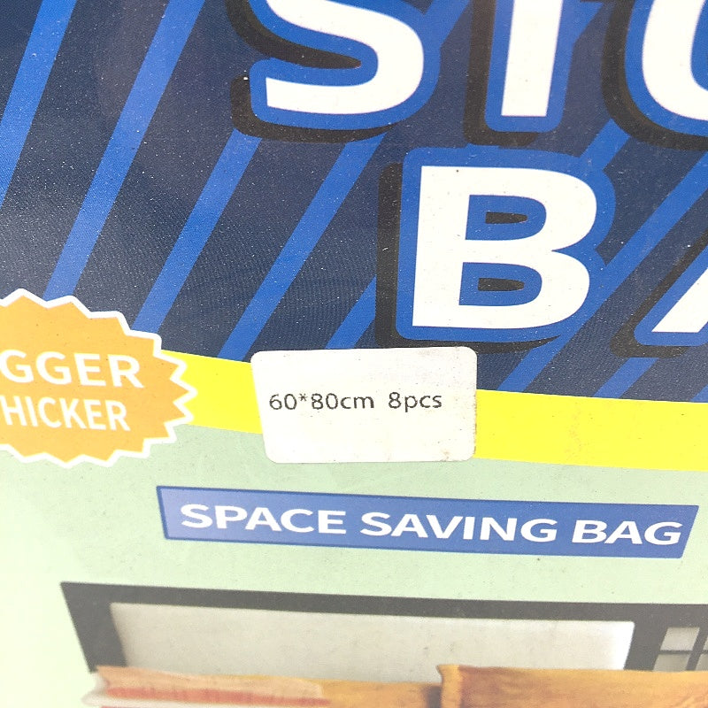 Space Saving Vacuum Storage Bags With Electric Pump 8 Pce 60x80cm Large Size NEW