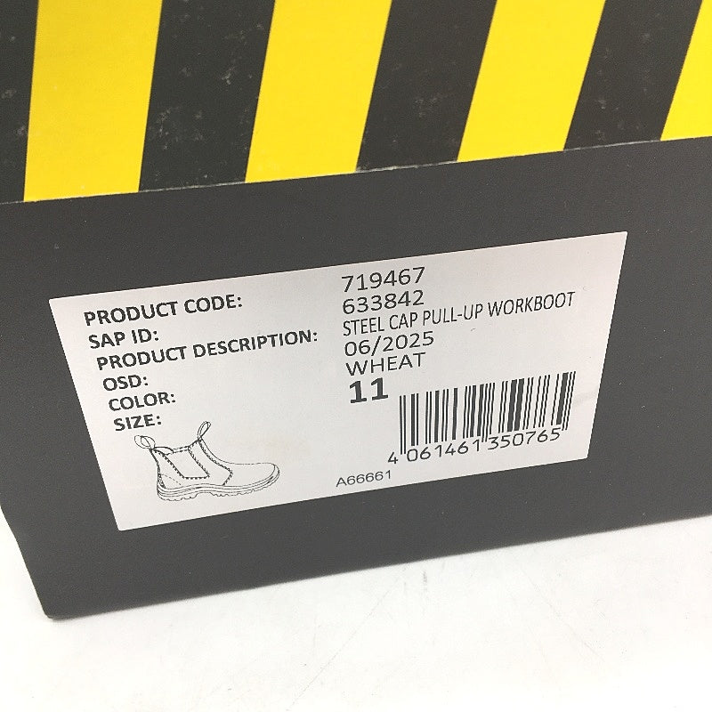 Blackhawk Pull Up Steel Toe Cap Safety Boots Suede Wheat Mens Size 11 NEW