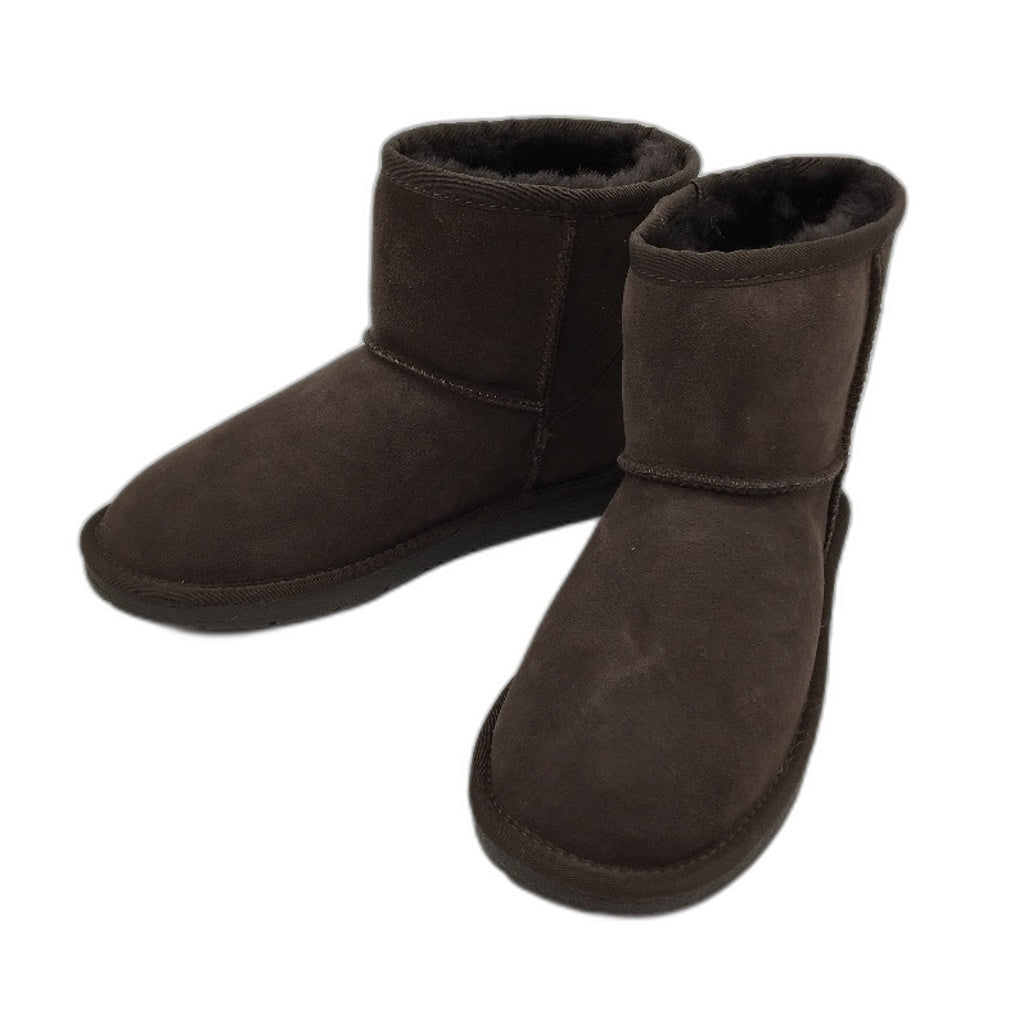 UGG Boots Australian Double Face Sheepskin Chocolate Unisex Size EU 37 M4 L6 NEW