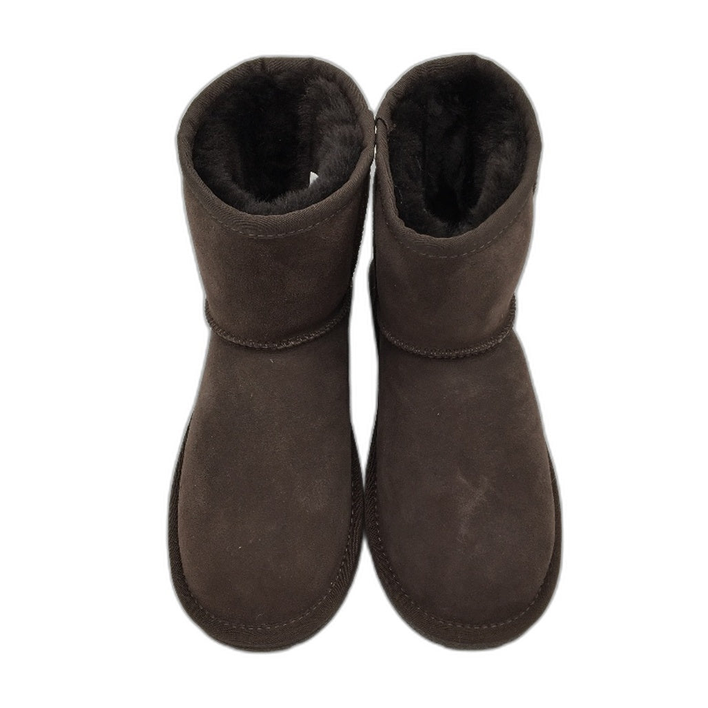 UGG Boots Australian Double Face Sheepskin Chocolate Unisex Size EU 37 M4 L6 NEW