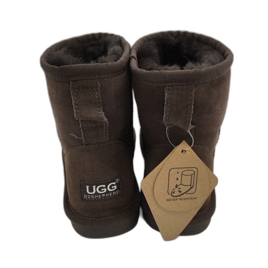 UGG Boots Australian Double Face Sheepskin Chocolate Unisex Size EU 37 M4 L6 NEW