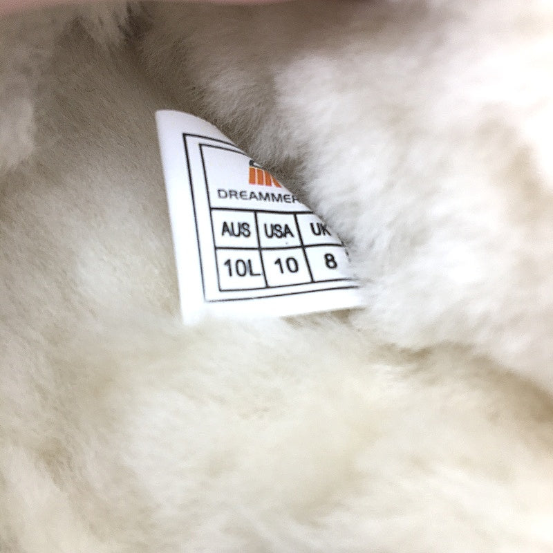 UGG Dream Merino Sheepskin Sand Thick Sole Slippers Ladies Size 10 EUR 41 NEW