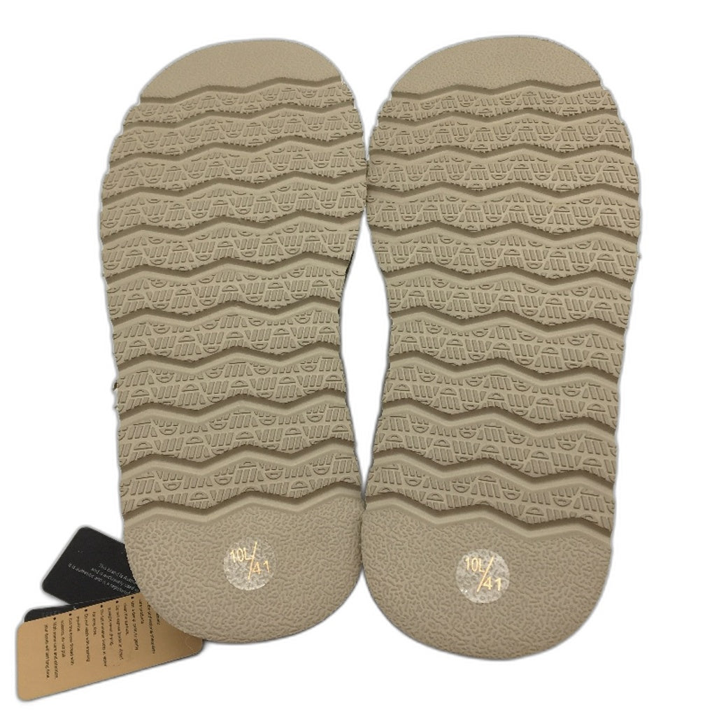 UGG Dream Merino Sheepskin Sand Thick Sole Slippers Ladies Size 10 EUR 41 NEW