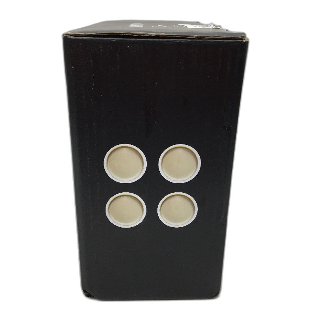 MIAMIO Set Of 4 Plates Beige Matte Stoneware Dishwasher & Microwave Safe 21CM