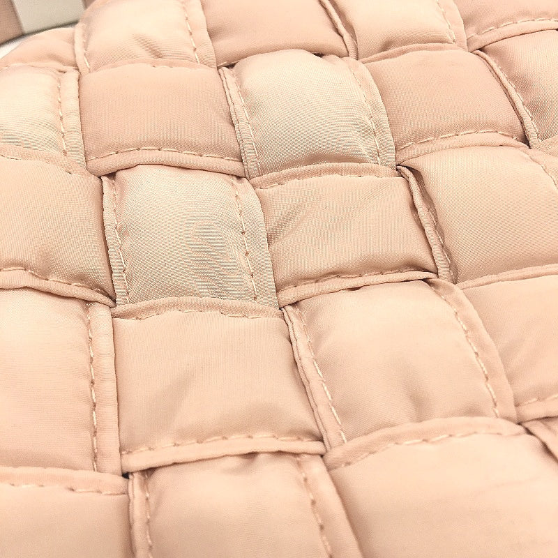 Serra Pink Quilted Crossbody Bag With Adjustable Straps Magnetic Closure New