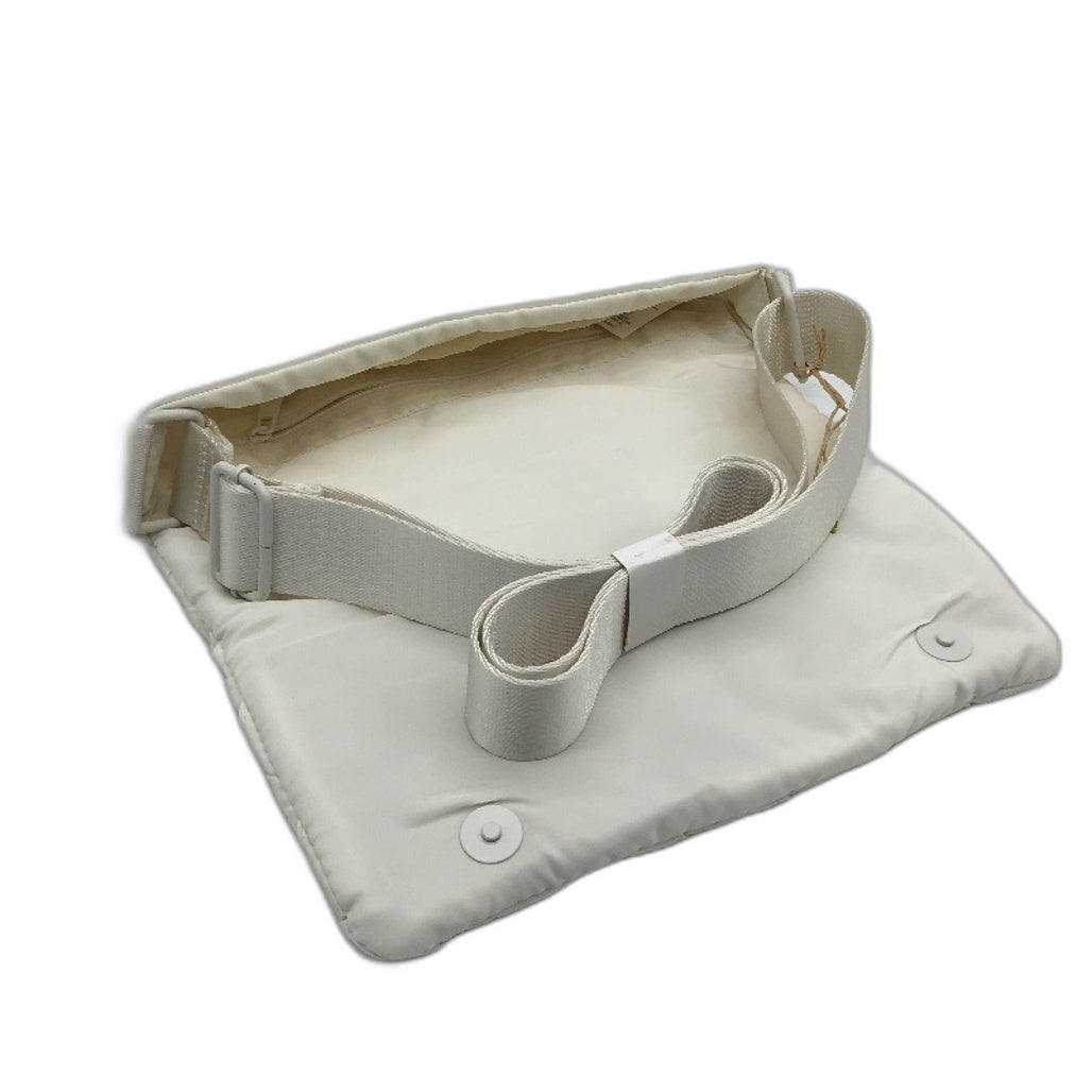Serra White Quilted Crossbody Bag With Adjustable Straps Magnetic Closure New