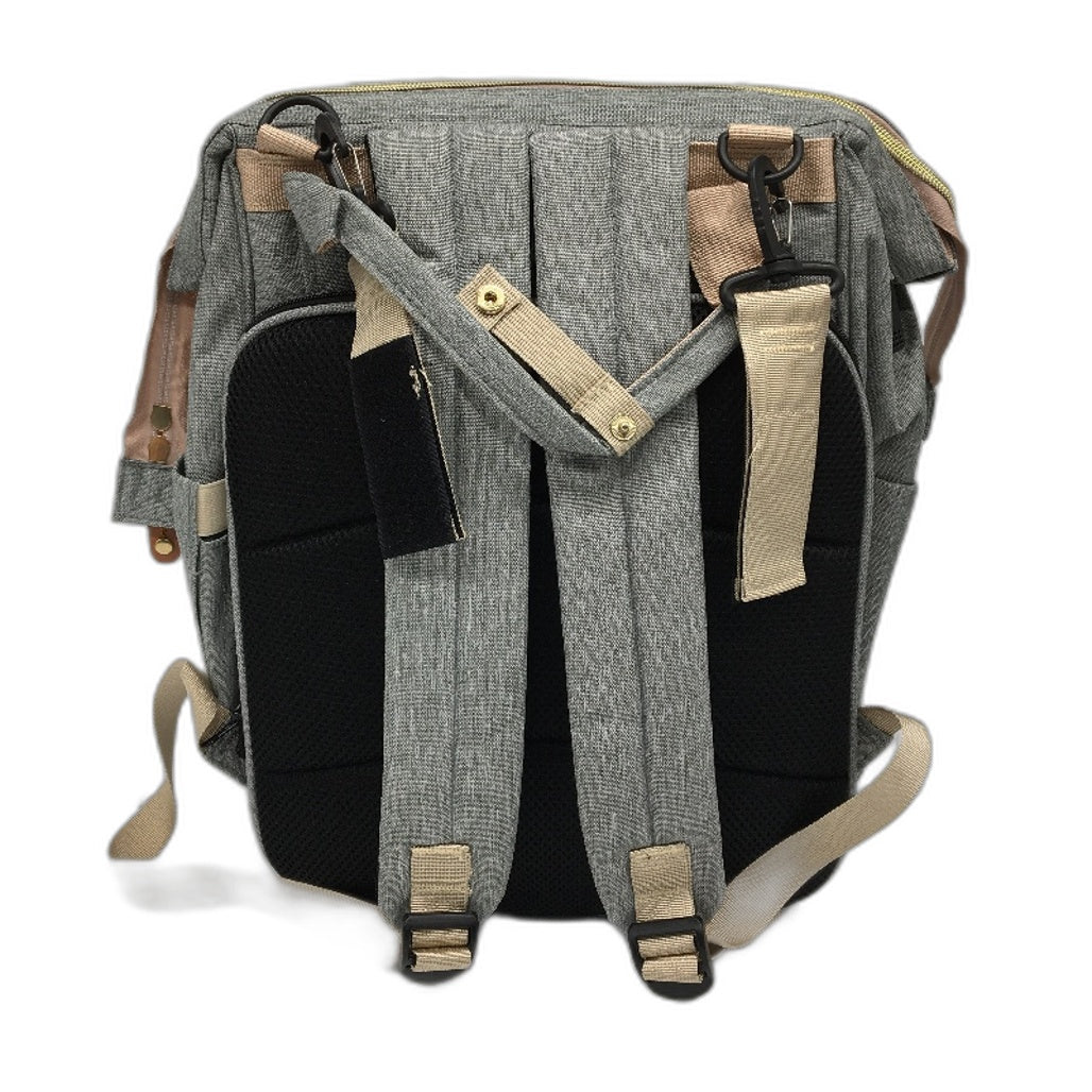 Fexkean Baby Diaper Backpack Mummy Travel Changing Bag With Foldable Bed NEW