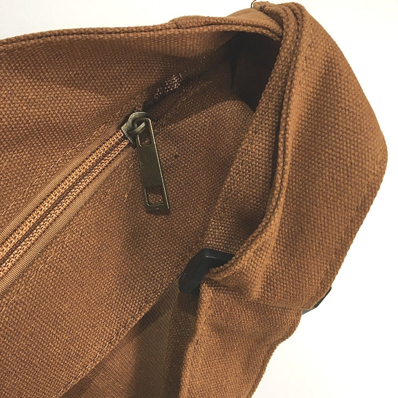 Canvas Messenger Bag Crossbody Hobo Casual Bag With Multiple Pockets Brown NEW