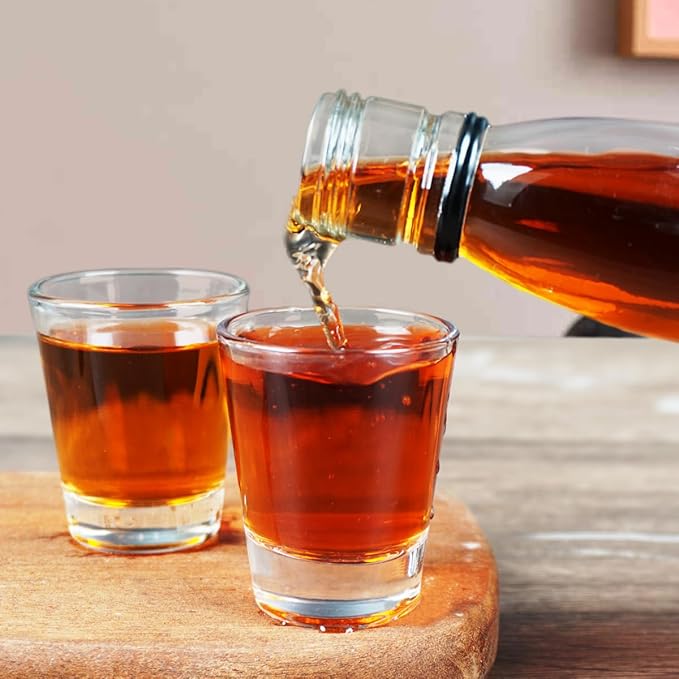 10 Pack 1.5oz Crystal Clear Shot Glasses with Heavy Base NEW