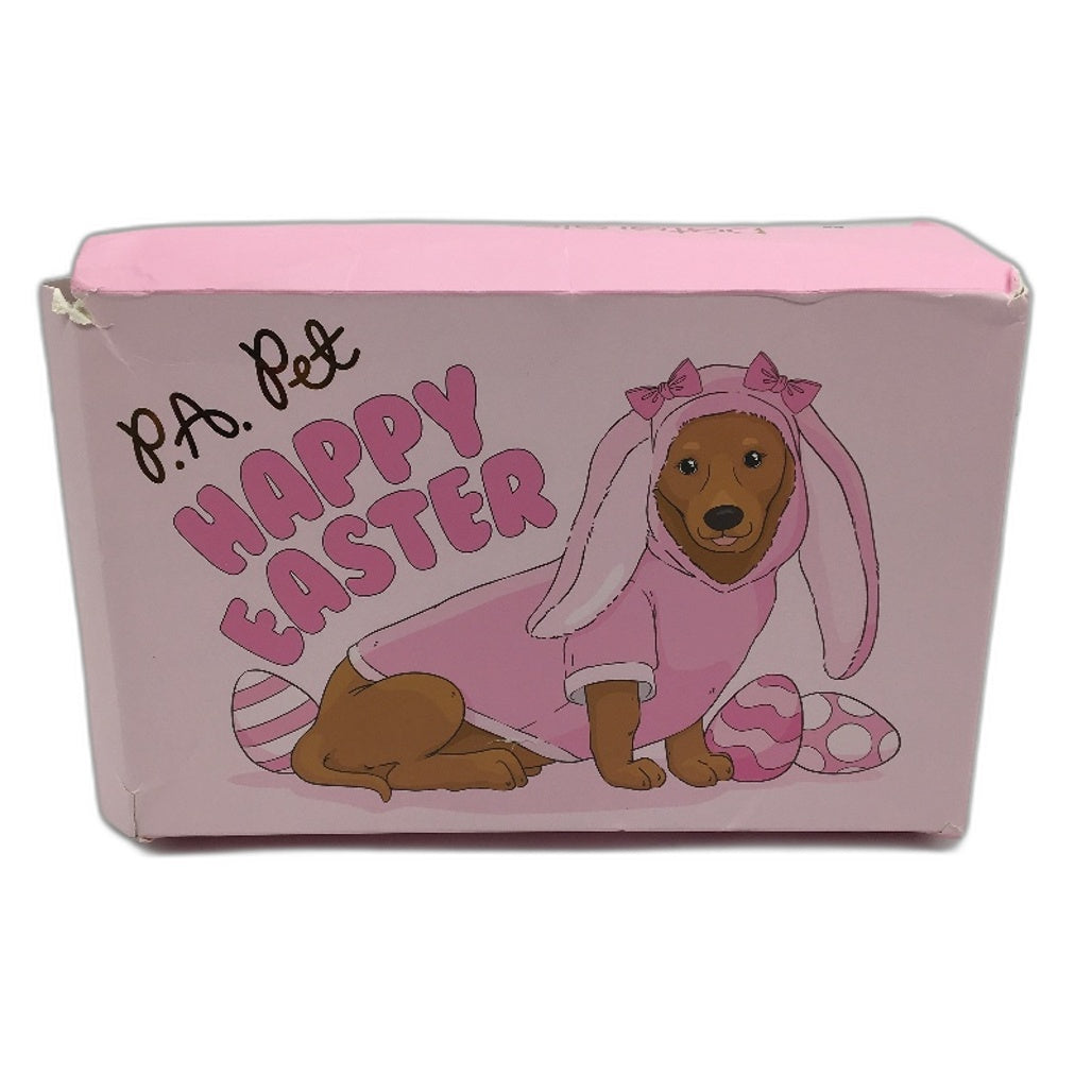 Peter Alexander Bunny Dog Fluffy Soft Fleecey Pink Hoodie Size Medium NEW