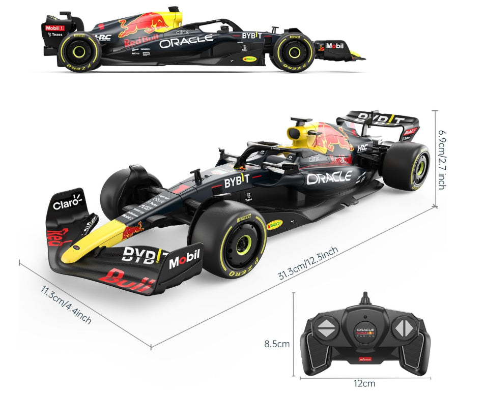 Rastar Red Bull RC Car 2022 Oracle 1/18 Scale Remote Control Toy Car