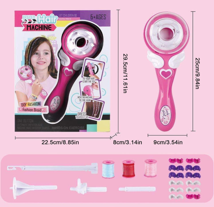 Electric Braiding Machine Hair Braider Fashion Salon Toy Hairstyle Device