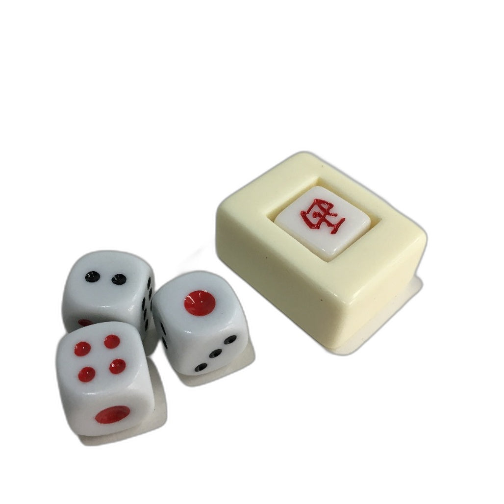 144 Pieces Chinese Mahjong Set 36mm Tile Game Set With Case