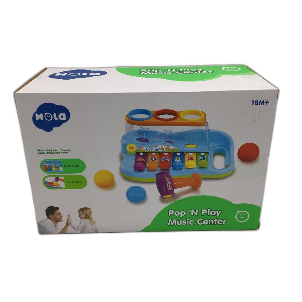 Hola Pop 'N' Play Baby Toy Musical Instrument Toy Music Development Xylophone