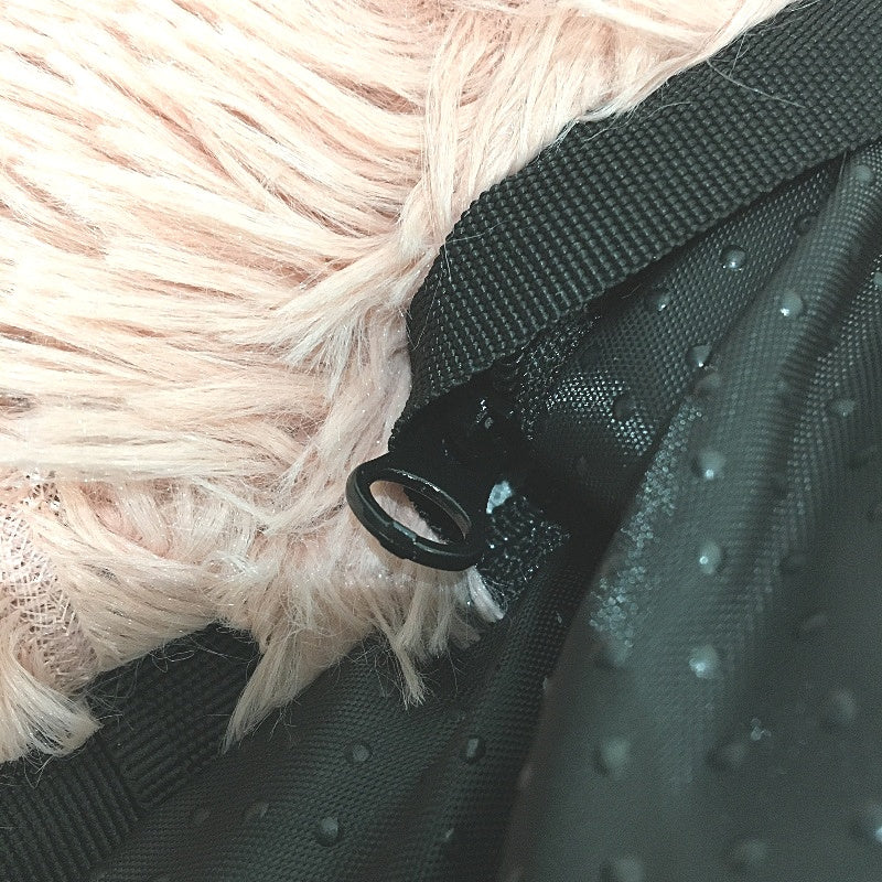 Petplay Soft And Cozy Pink Pet Calming Bed For Cat Dog Removable Washable Cover