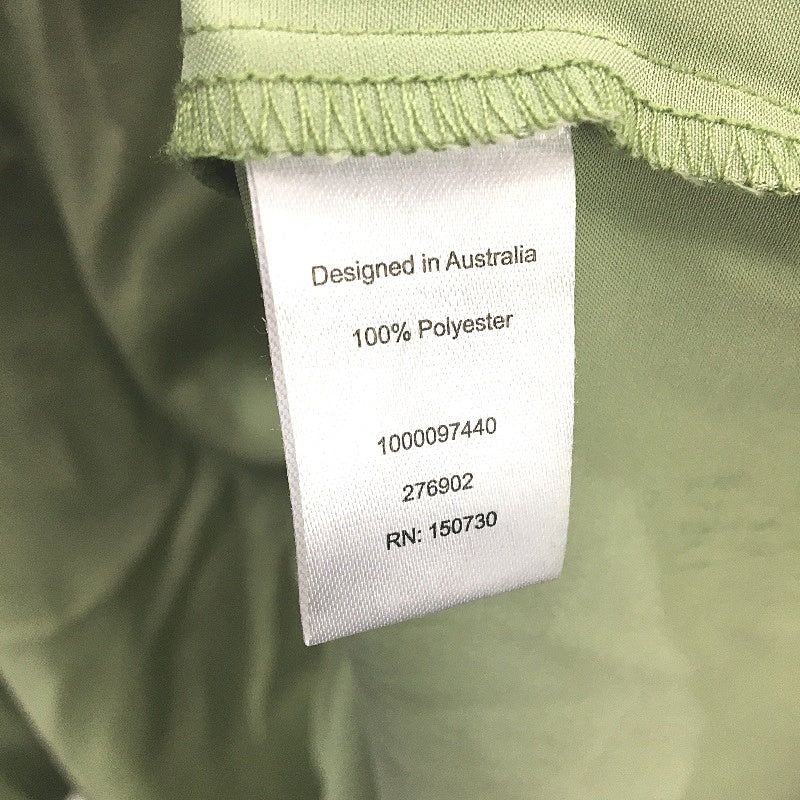 Alice In The Eve Juniper Silky Green Long Sleeve Button Up Dress Shirt Mens Sz M