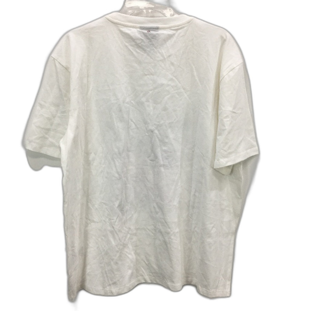 Alice In The Eve Zayla Floral Oversized Tee White Blur Image Ladies Size M/L