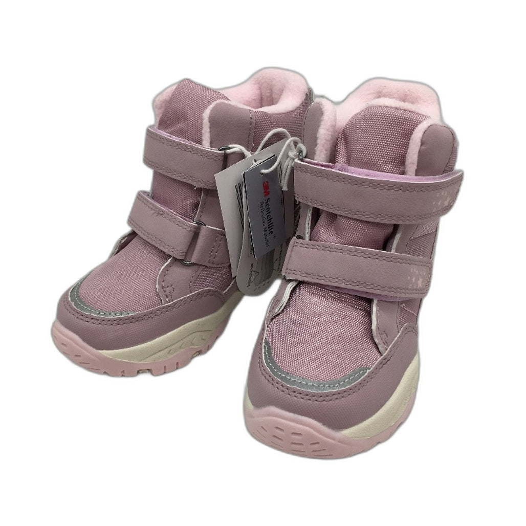 Crane Snow Extreme Thermoboots Aluminium & Fleece Lined Pink Kids Size 7 NEW