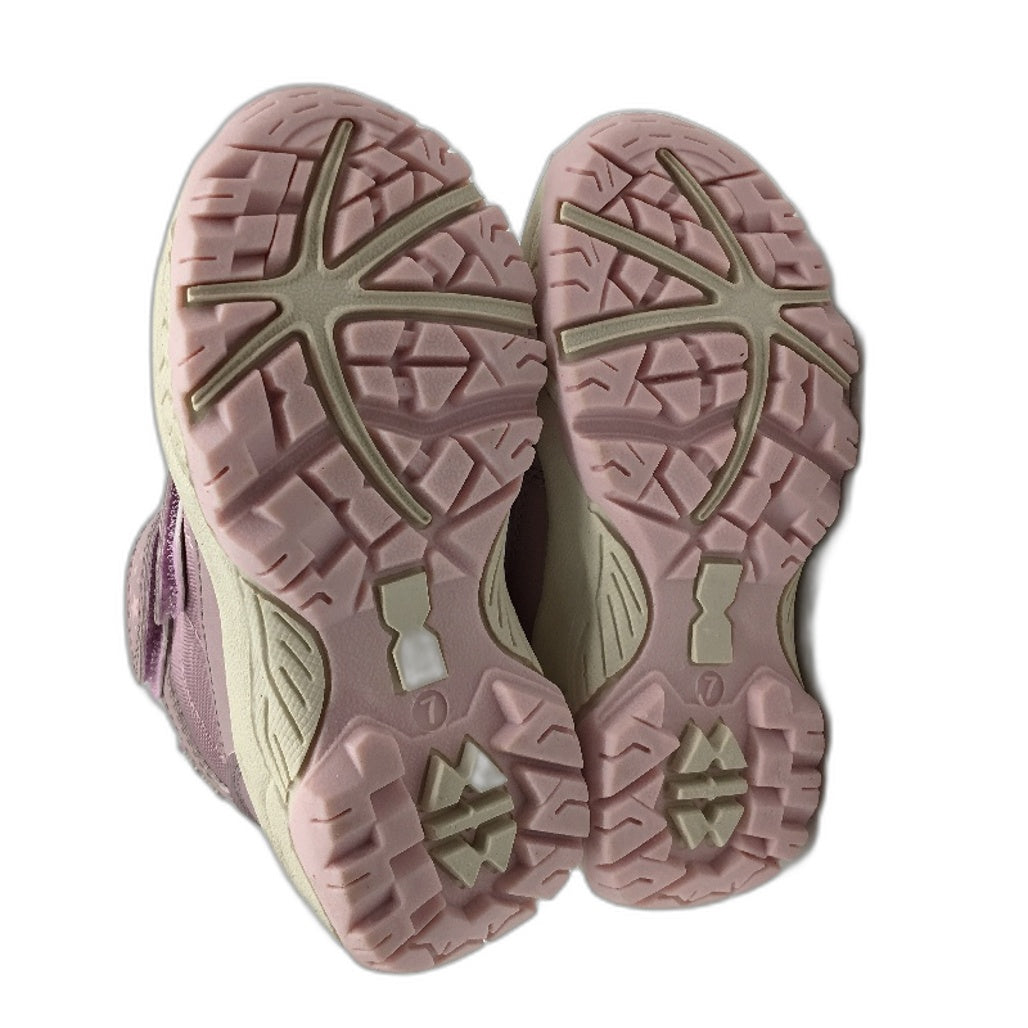 Crane Snow Extreme Thermoboots Aluminium & Fleece Lined Pink Kids Size 7 NEW