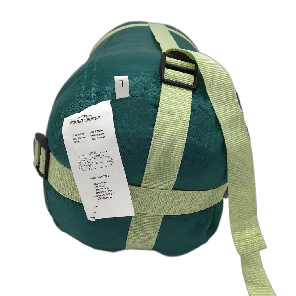 Adventuridge Childrens Envelope Camping Sleeping Bag Green -Left 175cm NEW