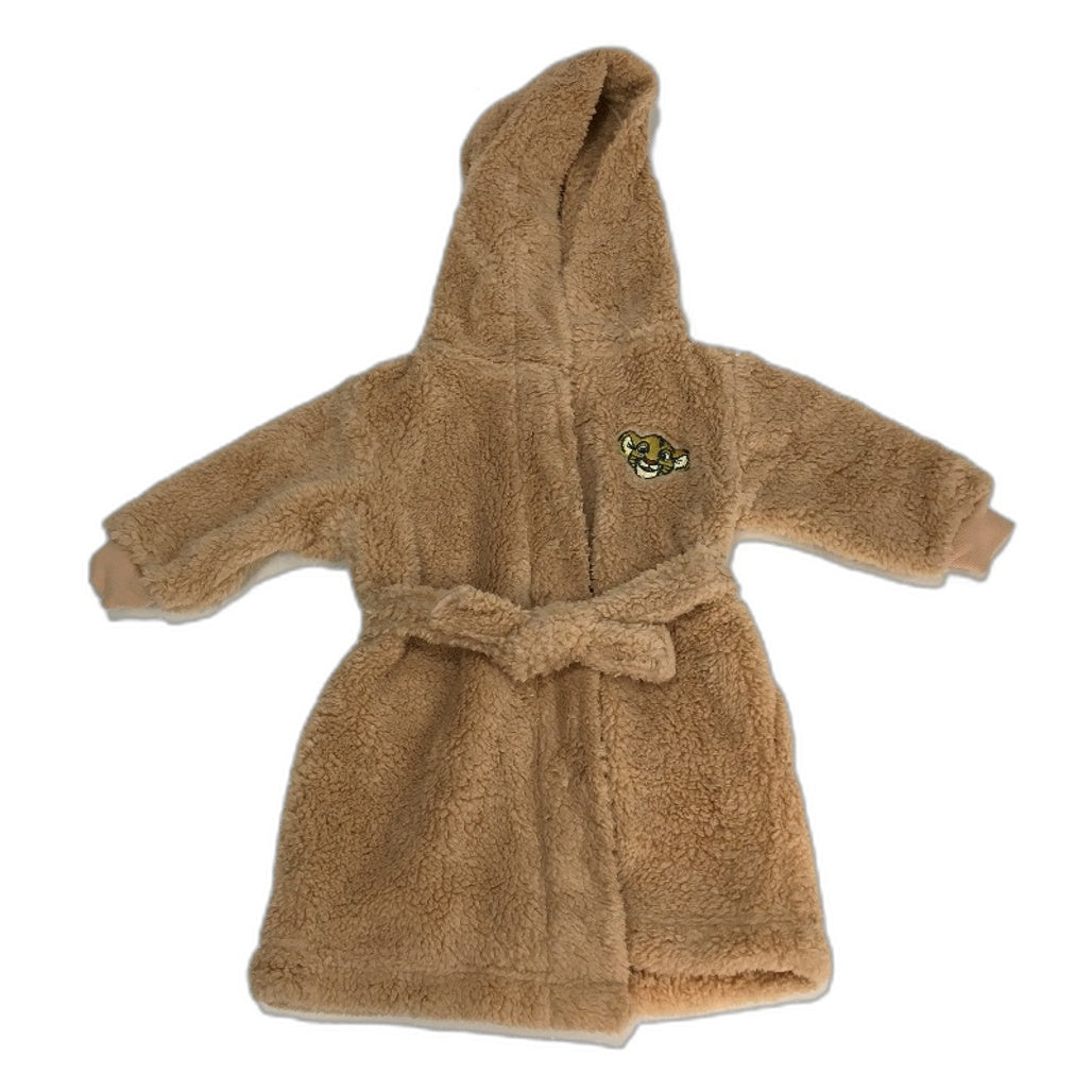 Target Disney Lion King Simba Tan Dressing Gown Kids Size 0 6-12 Months NEW