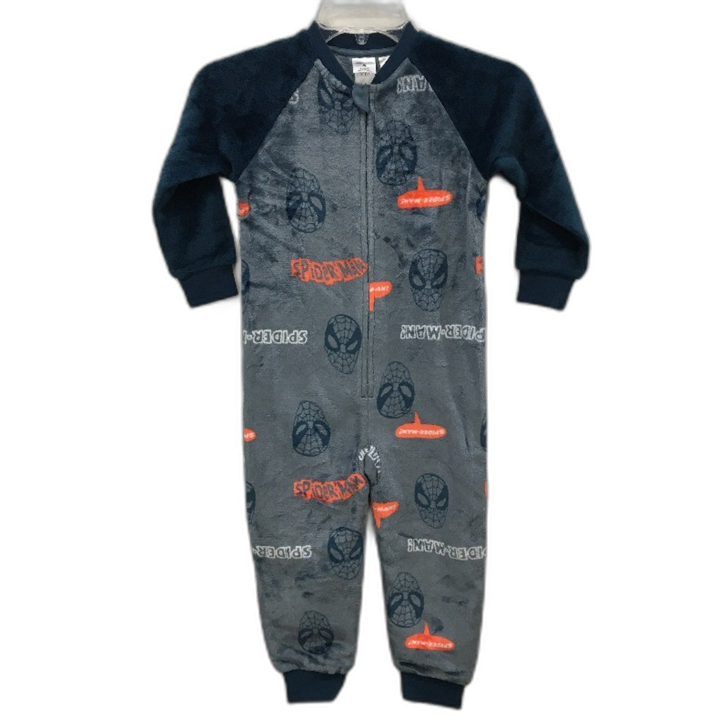 Marvel Spider-Man 2 Pack Fleece & Cotton One Piece Suits Kids Size 4 NEW