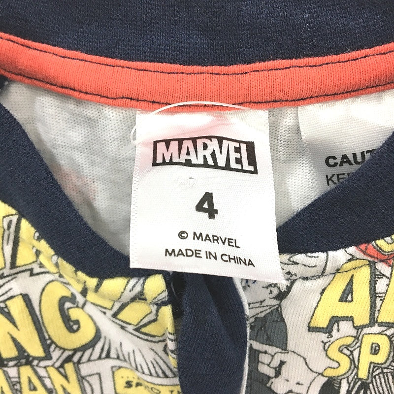 Marvel Spider-Man 2 Pack Fleece & Cotton One Piece Suits Kids Size 4 NEW